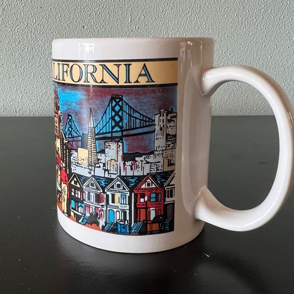Vintage San Francisco, California Souvenir Mug ~ Golden Gate Bridge ~ Chinatown - Picture 4 of 7